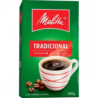 Café Torrado e Moído Tradicional Melitta Caixa 500g