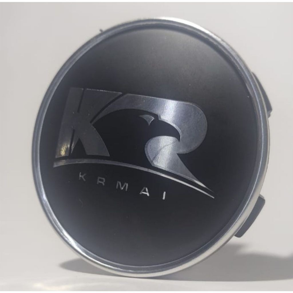 Jogo Calota Calotinha Miolo Centro Roda Krmai Emblema Cromado 56mm