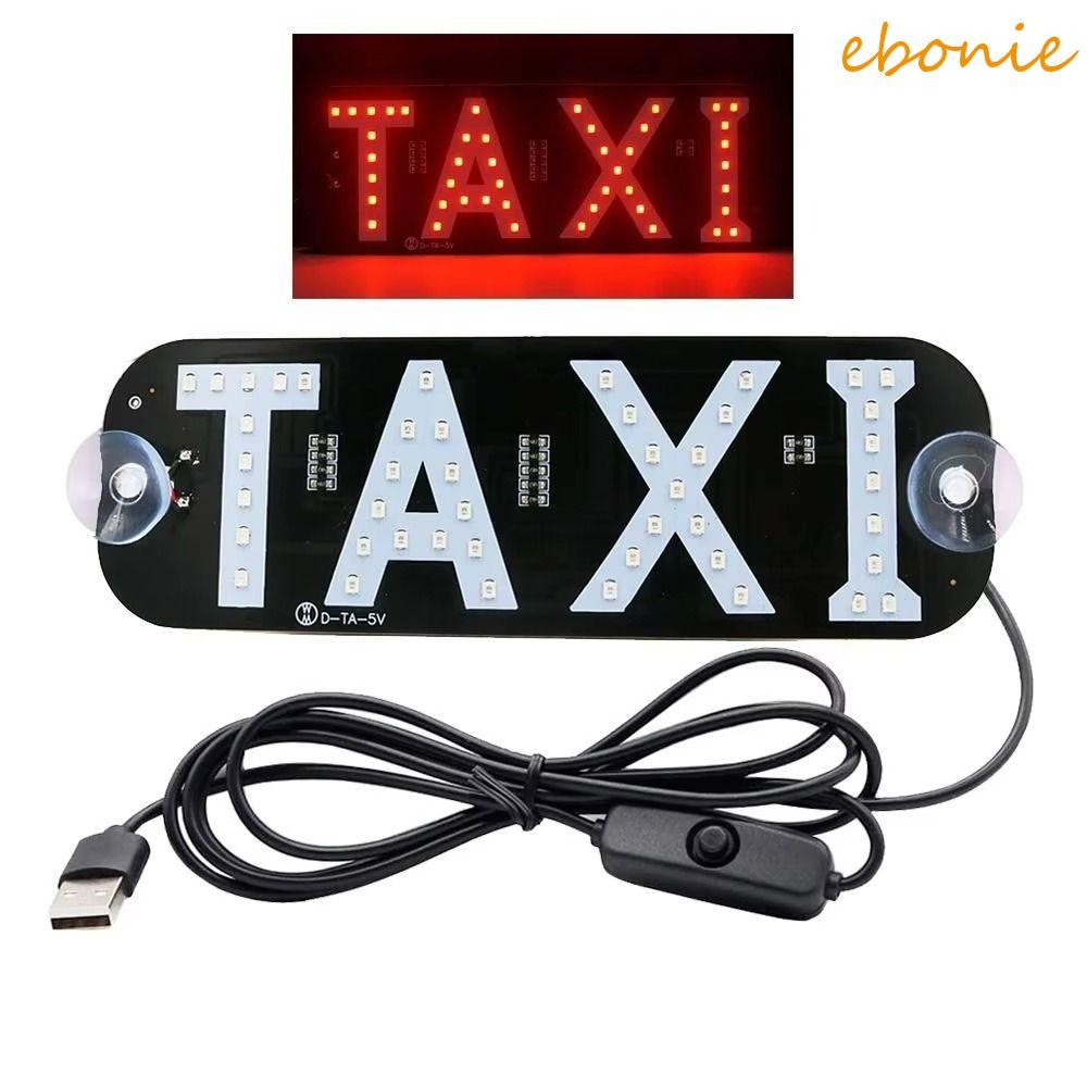 LED Taxi Segno Parabrezza per taxi Luce taxi 12V Luce a LED per Taxi Auto Indicatore di segnale LED Indicatore di targa auto Indicatore cabina