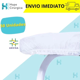 KIT Lençóis Descartável TNT Branco Maca 2,00x0,90 C/ Elástico PREMIUM