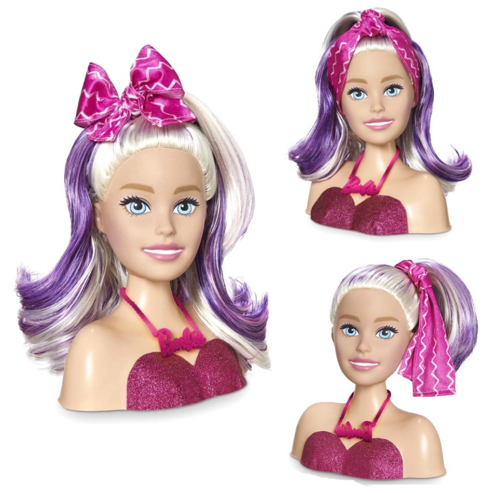 Boneca Barbie Busto Original Mattel Estilos de Cabelos para Pentear Shopee Brasil