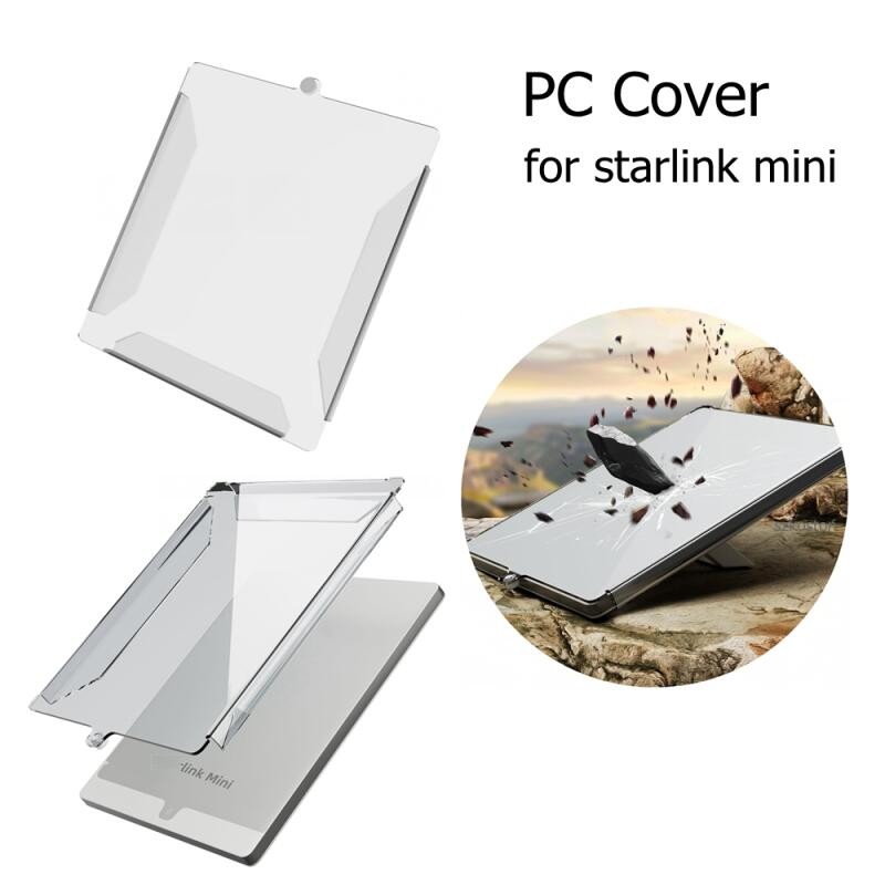Mwin Starlink Mini Case - Custodia Leggera da Viaggio, Copertura Protettiva in EVA Resistente Agli Spruzzi e Agli Urti con Tracolla, Borsa Rigida Portatile per Viaggi All'aperto e Campeggio, Nera