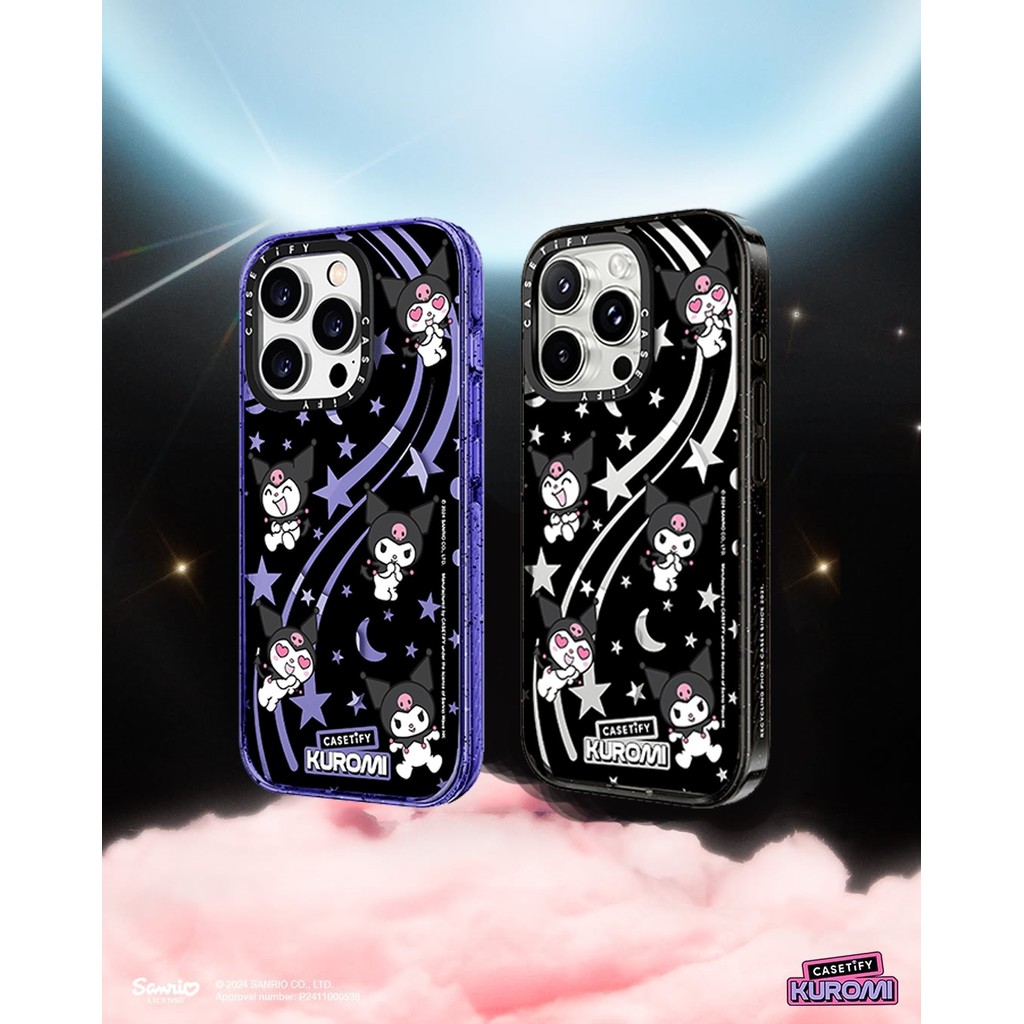 iPhoneアクセサリー Kuromi Galactic Stardust Case CASETiFY launches new Kuromi phone case collection