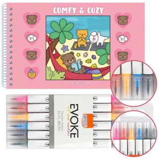 Livro Bobbie Goods Infantil Comfy & Cozy Com 6 Marcadores Com Ponta Dupla em Oferta na Shopee