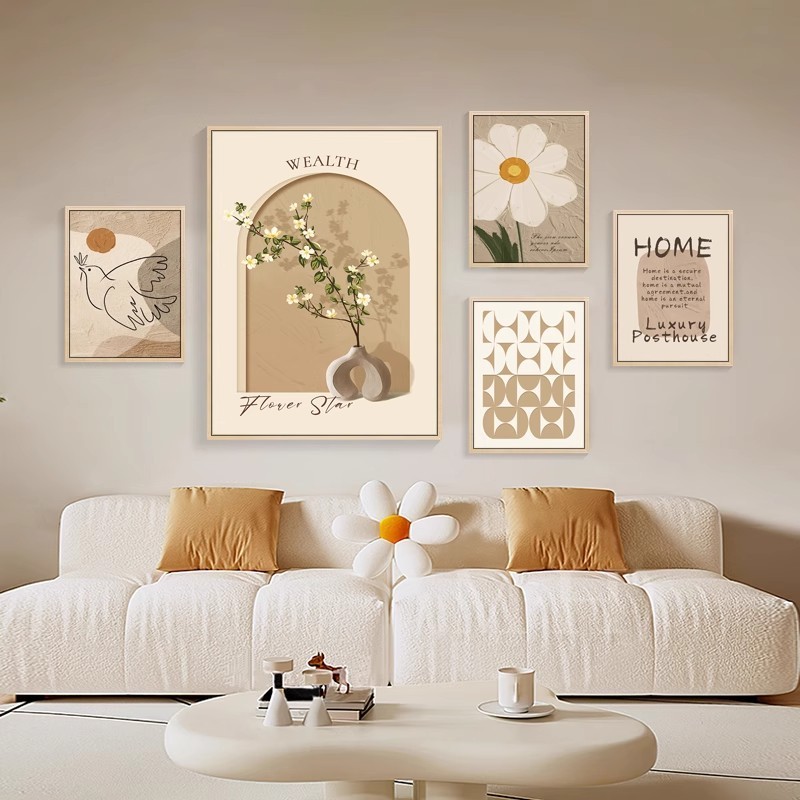 Quadros Decorativos Simples Modernas Padrões De Linha Populares ...