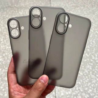 Ultra Fino Fosco Caso Para iPhone 16 15 14 Plus 13 12 mini 11 Pro XS Max X XR Translúcido Duro PP À Prova De Choque Capa