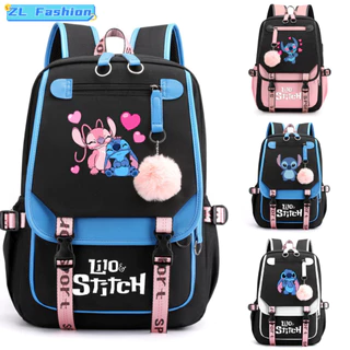STITCH Interestelar Bebê Casual Oxford Pano Mochila Escolar Estudantes Do Ensino Fundamental Bolsas Escolares Para Menin