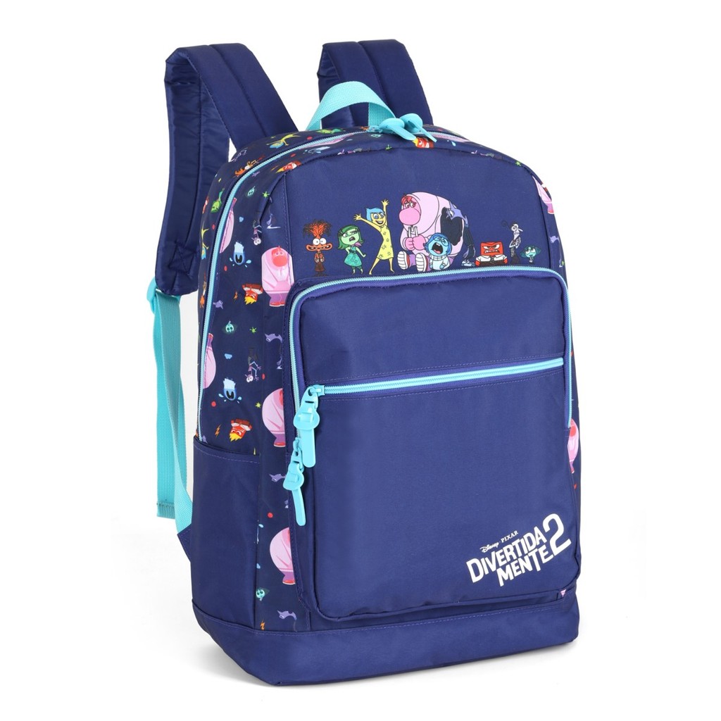 Mochila Divertida Mente 2 O Filme Escolar Grande Infantil | Shopee Brasil