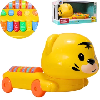 Brinquedo Carrinho Piano Musical Interativo Tigre - Braskit