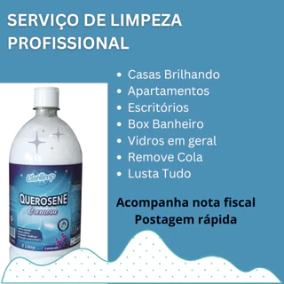 Querosene Cremosa Lavanda 1ltr ou 250 ml Limpa Vidro e Box Remove Gordura em Oferta na Shopee