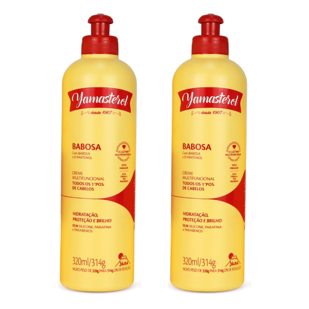 Kit 2 Yamasterol Babosa e D-Pantenol 320ml