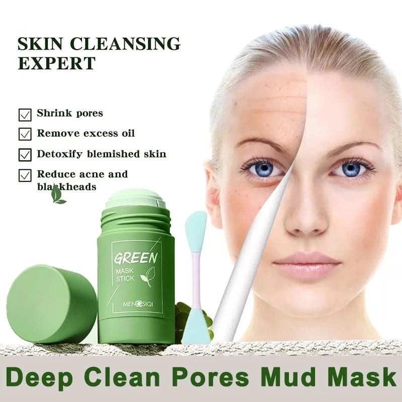 Hydrating Máscara De Chá Verde Remover Cravos Anti-Acne Hidratante Beleza Pele Facial Clean Face Clareador Mask