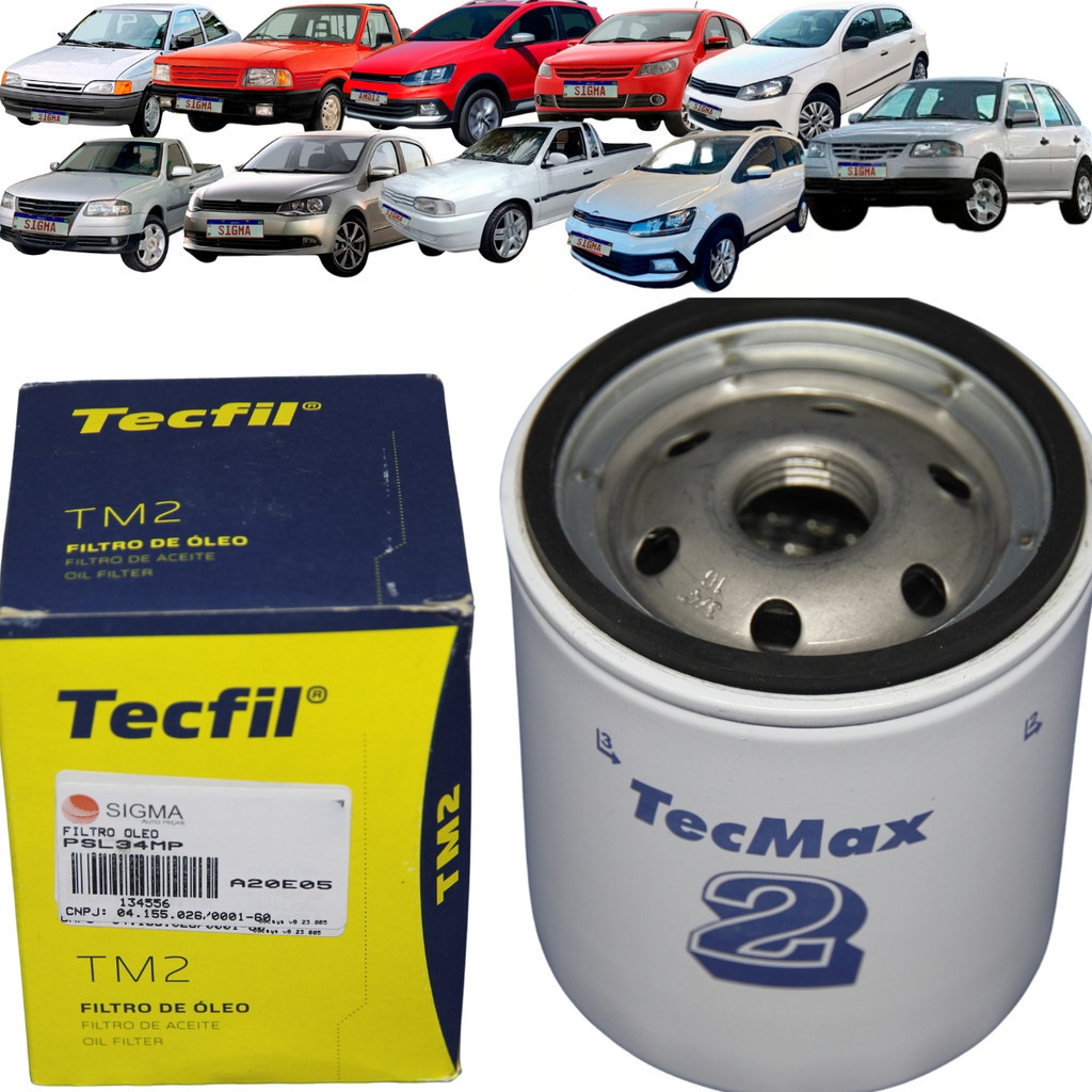 Filtro Oleo Apollo Kombi Fox Gol Saveiro G1 G2 G3 G4 Tecfil | Shopee Brasil
