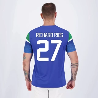 Camisa Palmeiras Richard Rios 27 Vibração Azul