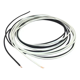 KIT fio LUTHIER 2m preto 2m BRANCO 22AWG eletrica guitarra