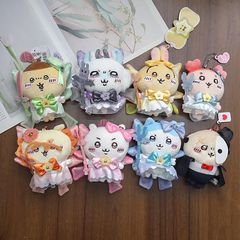 Chiikawa Cosplay Menina Mágica Hachiware Usachi Boneca De Pelúcia Chaveiro Pingente Brinquedo Presente Para Crianças