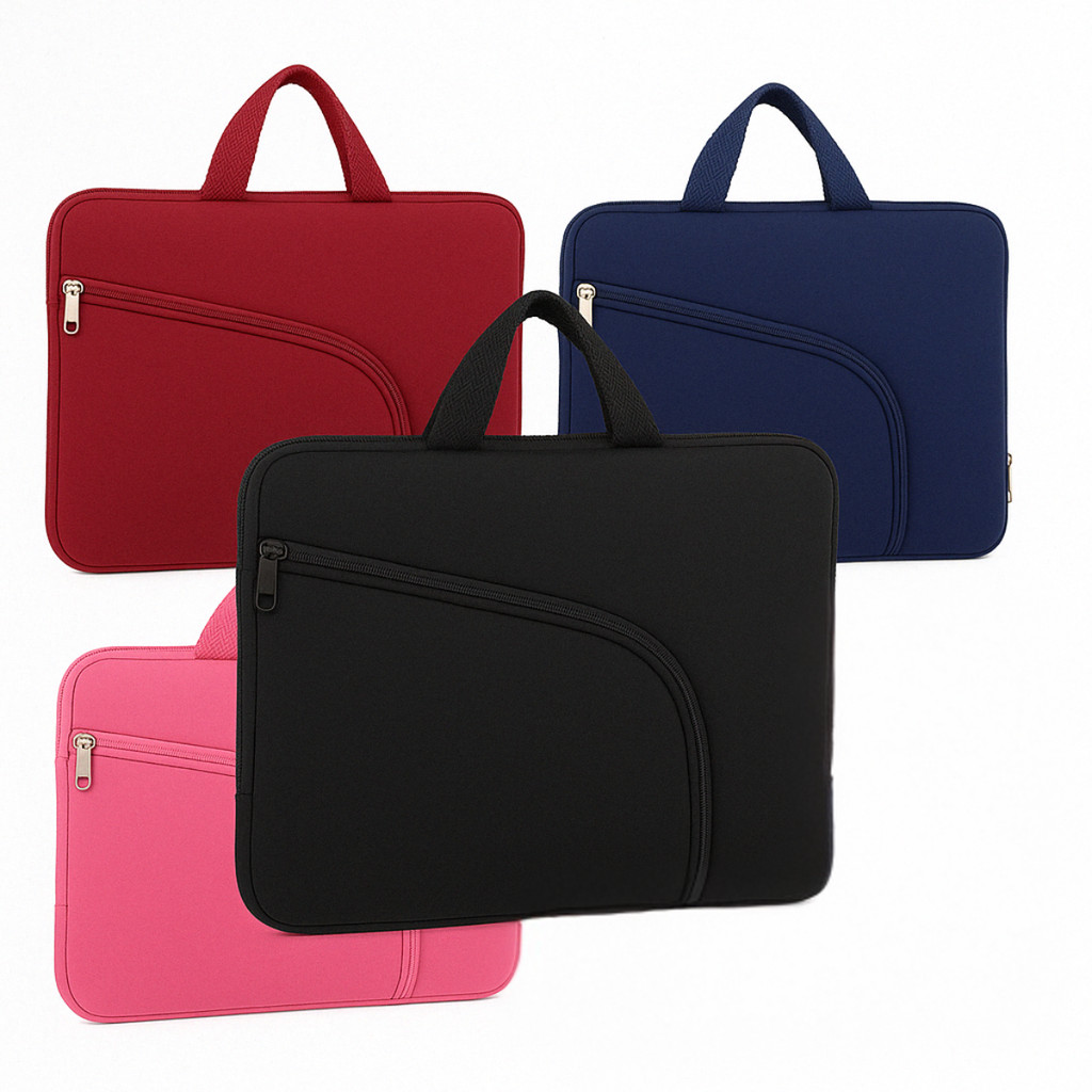 Capa Case Bolsa De Notebook C'Alça e Bolso Externo 14/15,6 Polegada ...