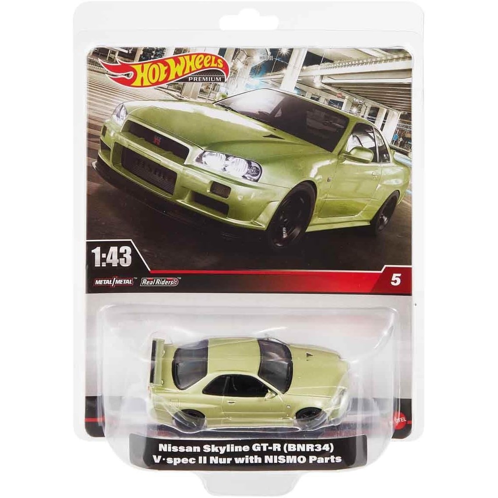 ミニカー Hotwheels PREMIUM Nissan GT-R MINIGT set Hot Wheels Premium 1:43 Nissan Skyline GT-R V-Spec II Nismo