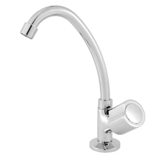 Torneira Cozinha Mesa Metrox Lite 2191 C40 - Cromado Com Bica Alta Móvel 1/4 de Volta em Oferta na Shopee