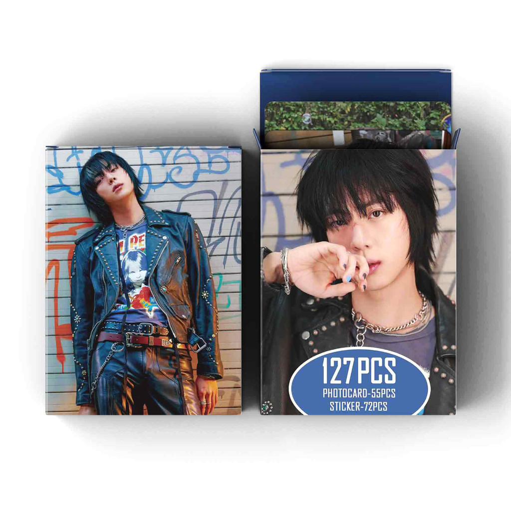KPOP 127/Caixa BTS SOLO JIN Echo Photocards Laranja LOMO Cartão De