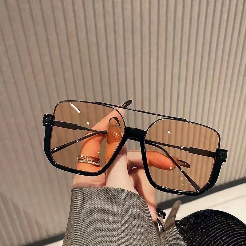 Óculos de Sol Retrô Unissex Marrom - Acetato Vintage