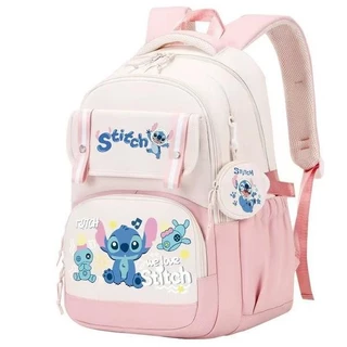 Stitch Mochila Estilo Asiático ins Versão Coreana Harajuku Campus Júnior Escola Secundária Asiática Novo