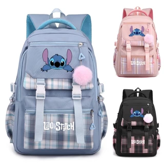 STITCH Interestelar Bebê Casual Oxford Pano Mochila Escolar Alunos Do Ensino Fundamental Meninos Meninas Bolsas Escolare