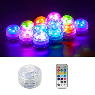 Led Colorido Lâmpada Do Tanque De Peixes À Prova Dwaterproof Água Controle Remoto Vela Mergulho Luzes Luz Para Aquário em Oferta na Shopee