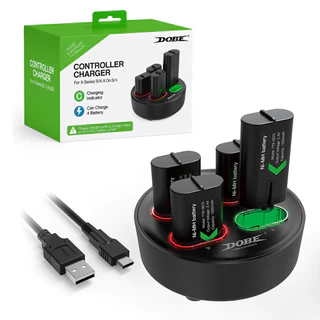 Base Carregadora Para Xbox Series/One S/X+4 Baterias 1200mAh TYX-0645S
