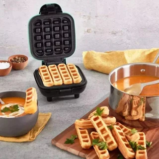 Mini máquina de waffle quadrada antiaderente 110v  MARISA em Oferta na Shopee