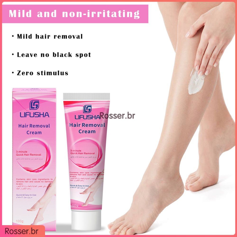 Cuidados com os cabelos Creme depilatório para todo o corpo Creme de ...