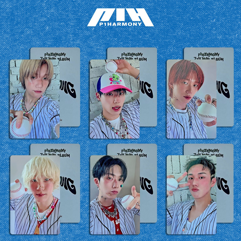 Kpop P1Harmony Cartão Aleatório Pequeno SAD SONG Álbum FNC