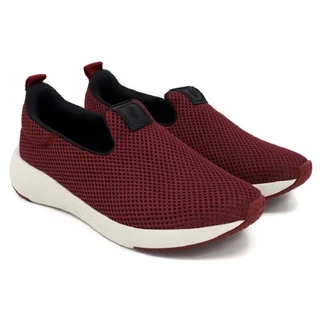 Tênis Fem Usaflex Slip On Tecido Vermelho AH1604002 em Oferta na Shopee