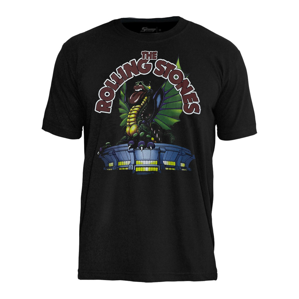 Camiseta Básica Rock Rolling Stones Camisa 100% Algodão Streetwear