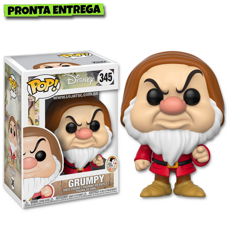 Funko Pop! A Branca de Neve e os Sete Anões - Zangado Grumpy 345 ...