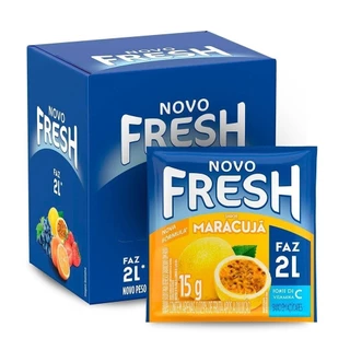 Refresco em Pó Fresh Maracujá 15g Display com 15 Unidades em Oferta na Shopee