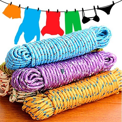 Corda para Varal de Nylon Trançado Grossa e Resistente 10/20/30/40 ...