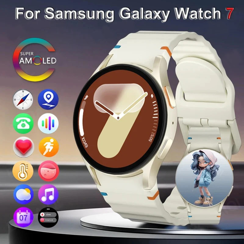 Samsung Galaxy Watch 7 Mini Smartwatch Relógio Inteligente Senhoras HD ...