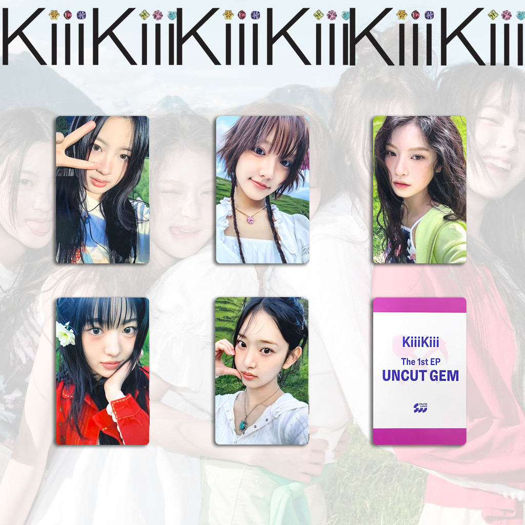 5-8pcs KIIIKIII UNCUT GEM Alumb WM SW MS Lomo Cartões Eu Dome