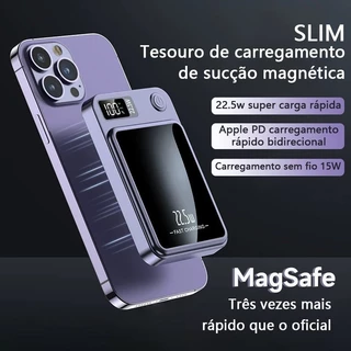 Carregador Portátil Para Iphone Indução Magsafe Powerbank 10000 mAh Battery Pack -Y211
