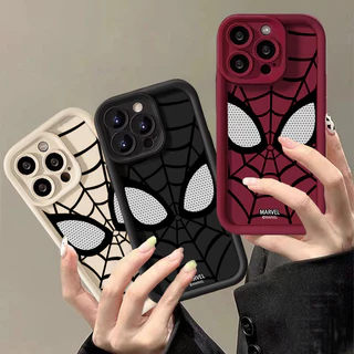 Capa De Telefone Para Samsung Galaxy S25 S23 S24 Ultra Plus S24FE S23FE S20FE Tendência Marca Marvel Homem Aranha Casal 