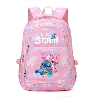 Novo Estilo Ponto Bonito Impresso Grande Capacidade Estudantes Do Ensino Fundamental Mochila Na Moda Luz