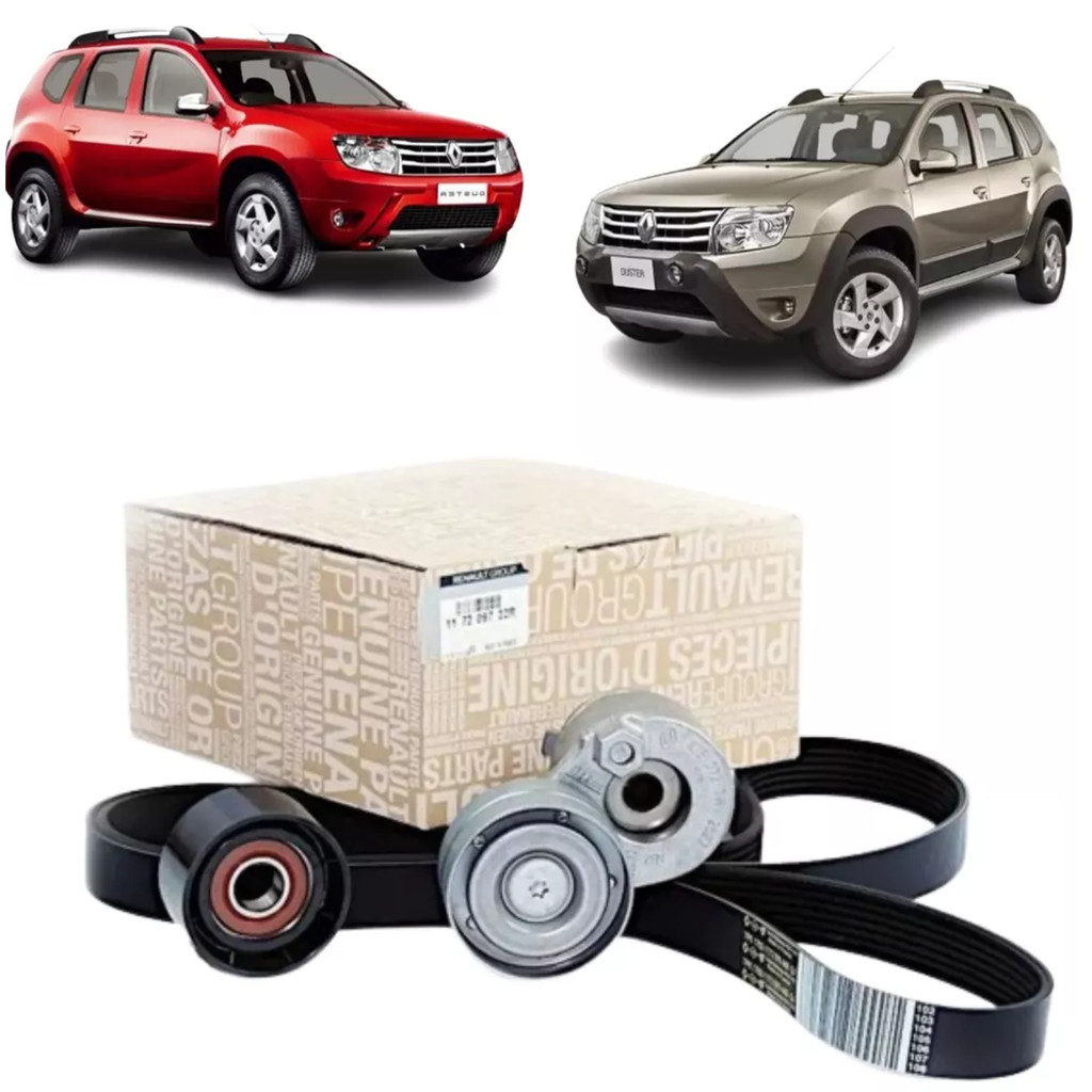 Kit Correia Tensor Polia Original Renault 117209732r - 117209732r Logan ...