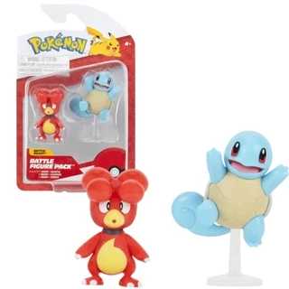 2 Bonecos Pokémon de Batalha Magby e Squirtle - 34210 Sunny