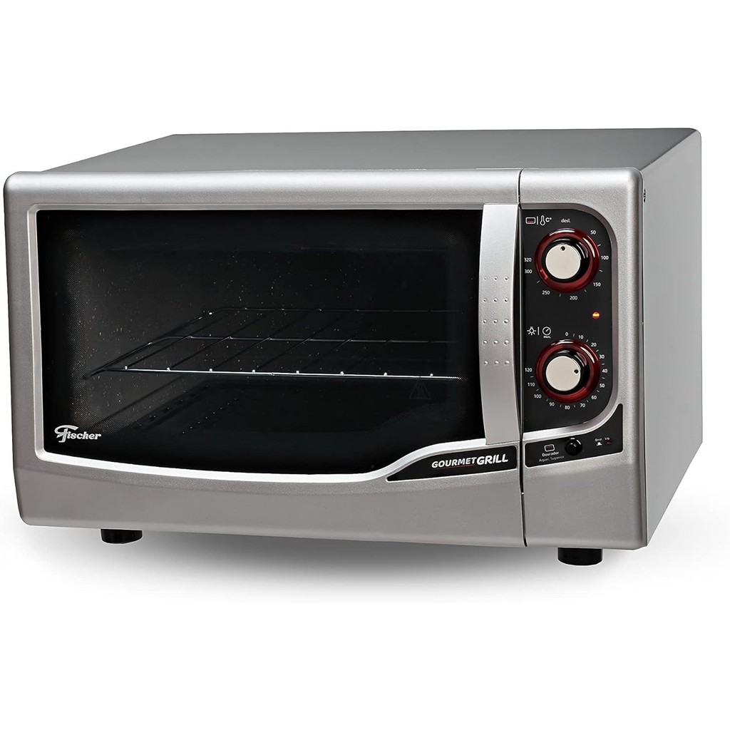 Forno Elétrico Fischer Gourmet Grill 44L Bancada Prata 127V 
