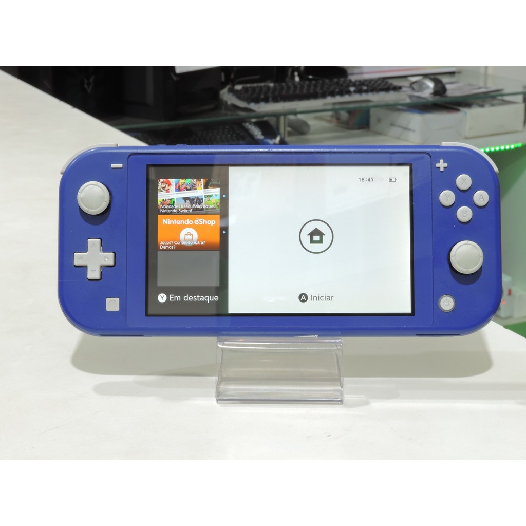 Nintendo Switch Lite 32gb Com Modship E Com Cartão De 256gb