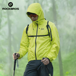 ROCKBROS Capa De Chuva Impermeável Corta-Vento Jaqueta Pesada Mountain Road Bike Equitação Ao Ar Livre Homens E Mulheres