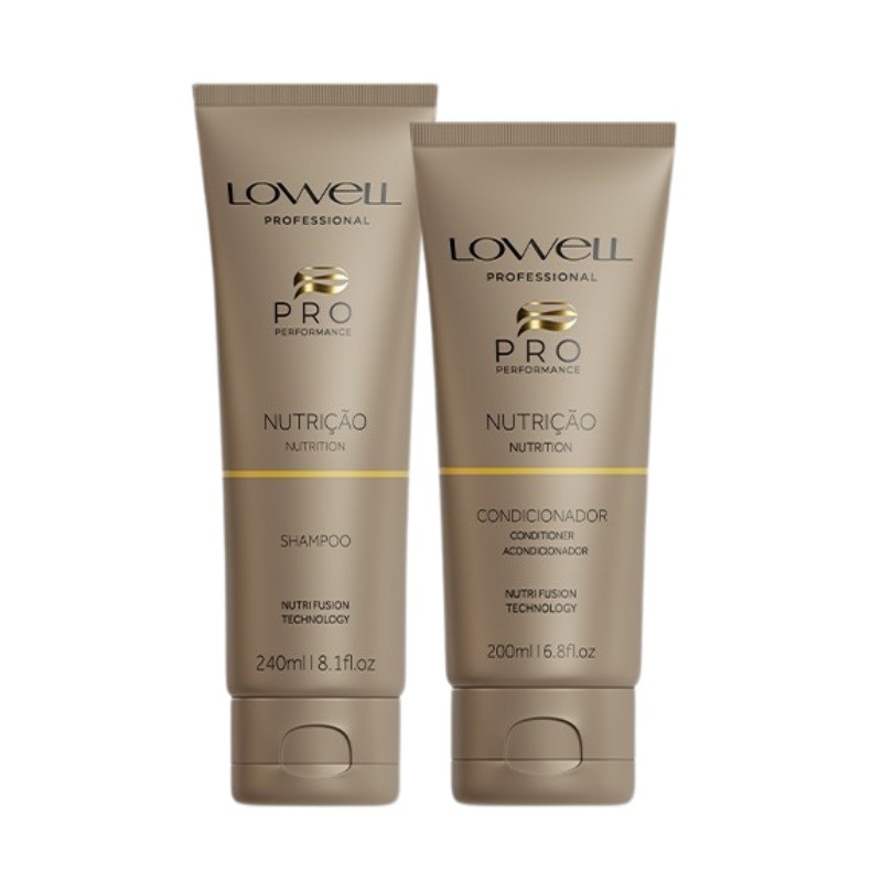 Kit Shampoo 240 ml + Condicionador 200ml Lowell Pro Performance ...