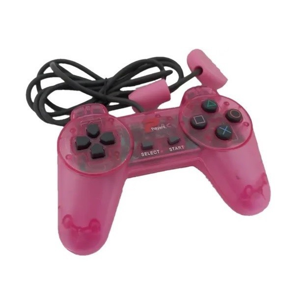 Controle Acrílico Playstation 1 Ps One Novo Players Rosa | Shopee Brasil