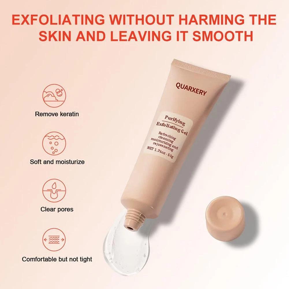 QUARXERY Gel Esfoliante Purificante Limpeza Profunda Suave
